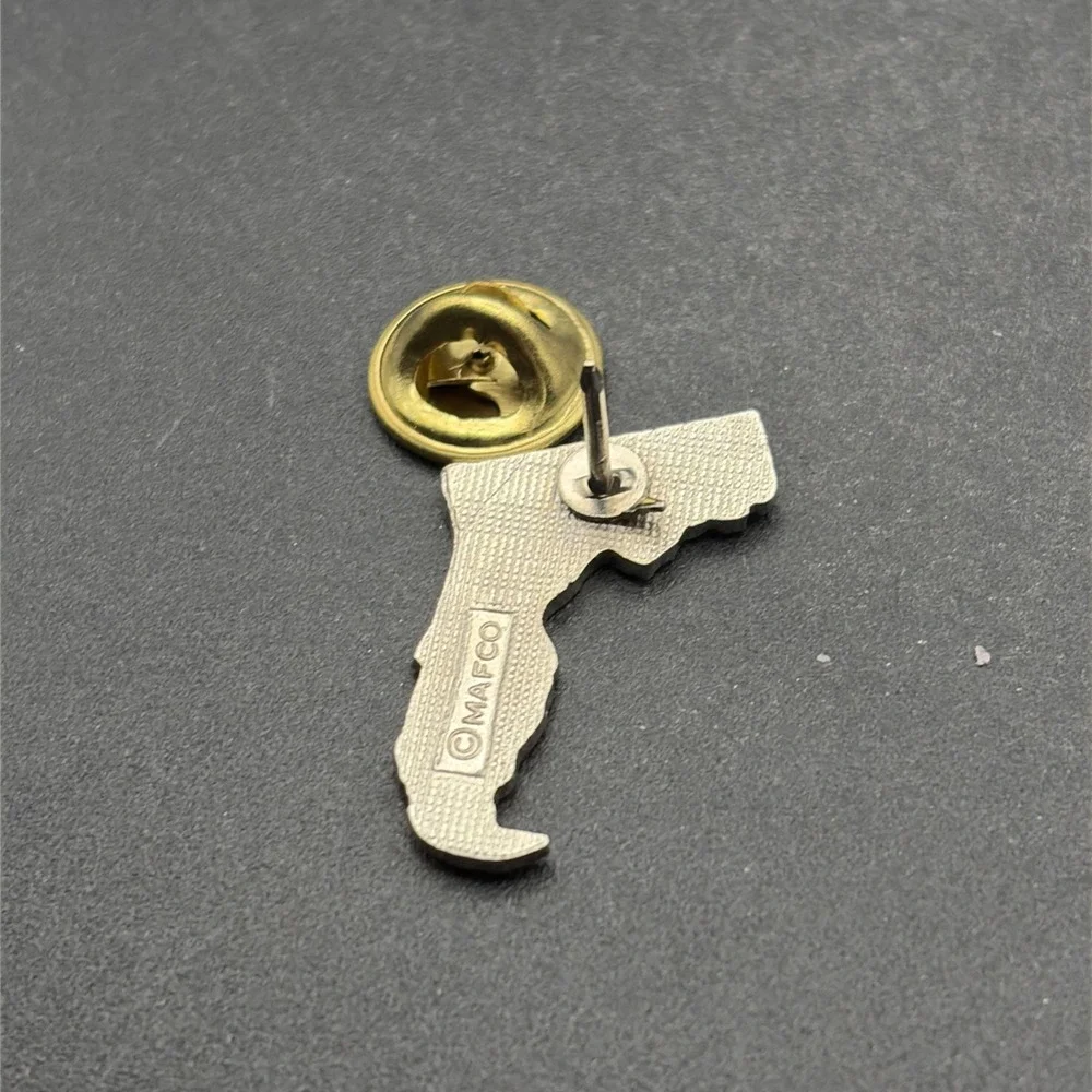 Florida State Outline‎ Lapel Hat Pin